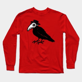 Coronavirus Plague Doctor Bird with Mask Long Sleeve T-Shirt